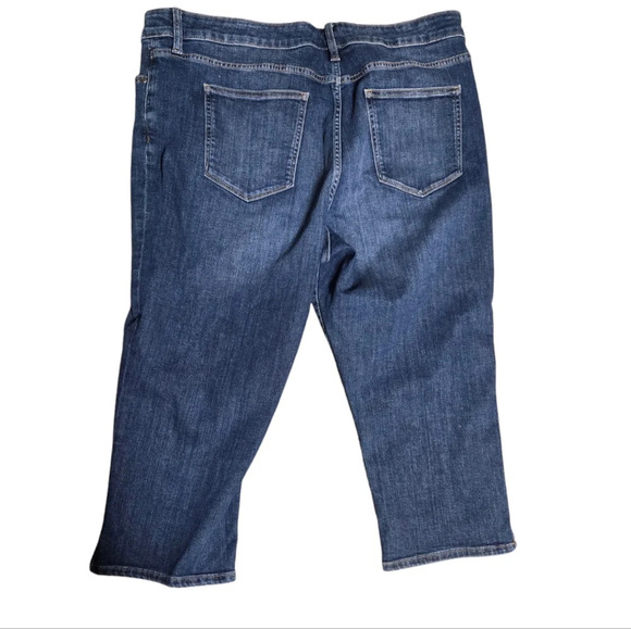 St John's Bay Women's Plus Cropped Jeans Size 18 - Picture 2 of 4